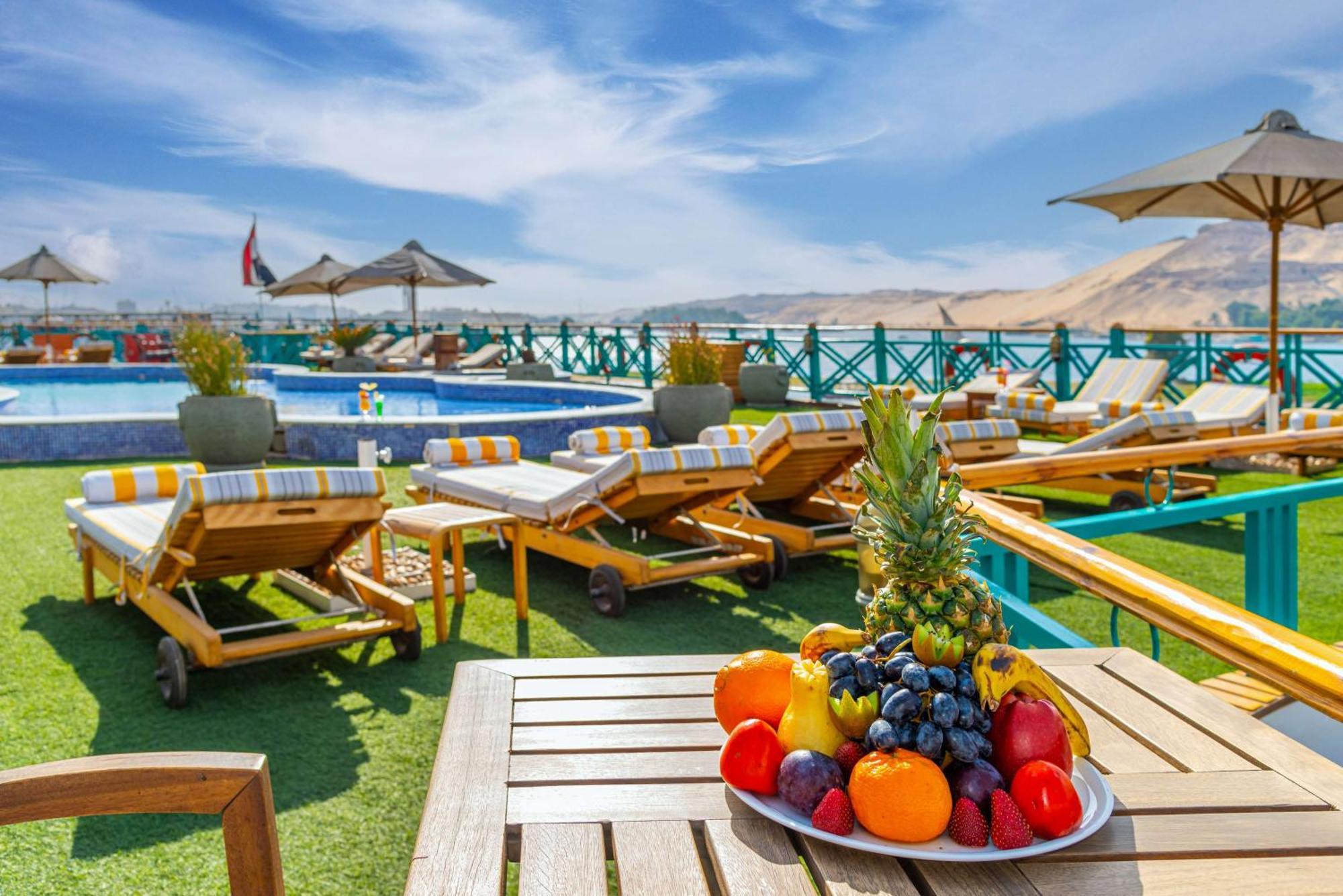 Sonesta Moon Goddess Cruise - From Aswan To Luxor - 03 & 07 Nights Every Friday Hotell Exteriör bild