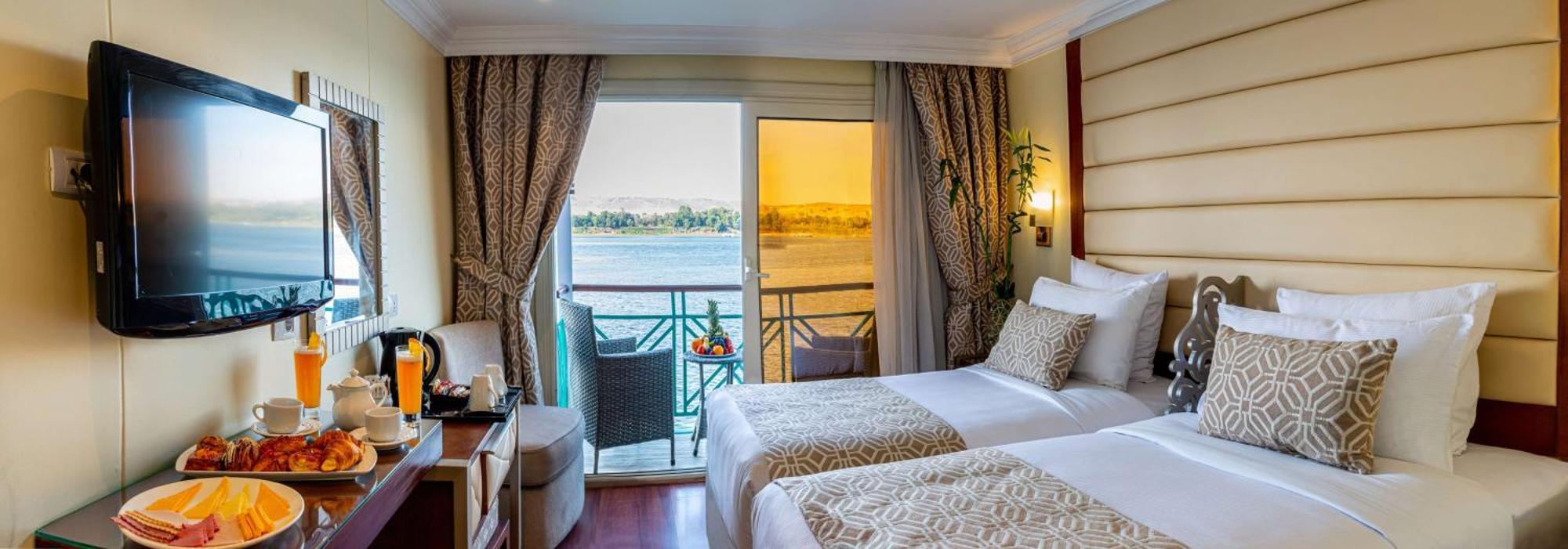 Sonesta Moon Goddess Cruise - From Aswan To Luxor - 03 & 07 Nights Every Friday Hotell Exteriör bild